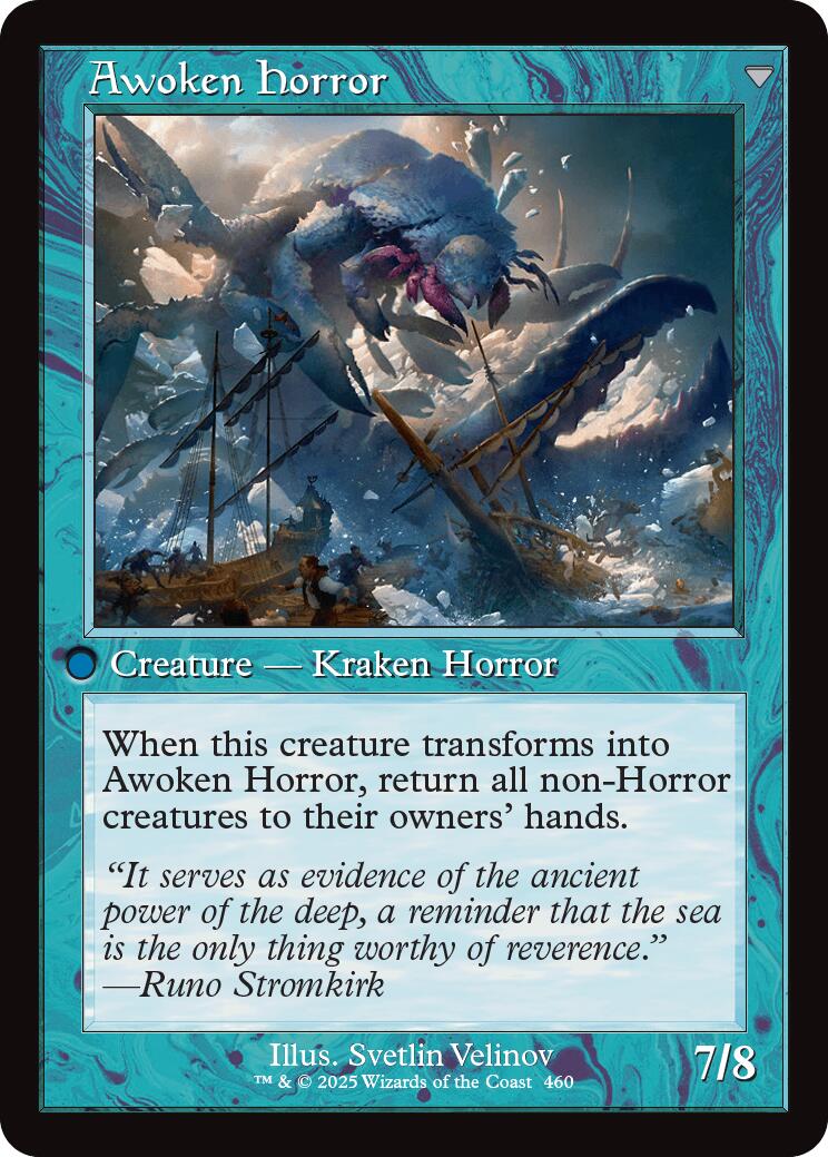 Thing in the Ice // Awoken Horror (Retro Frame) [Innistrad Remastered] | Rook's Games and More