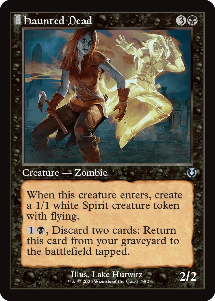 Haunted Dead (Retro Frame) [Innistrad Remastered] | Rook's Games and More