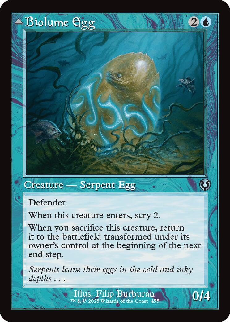 Biolume Egg // Biolume Serpent (Retro Frame) [Innistrad Remastered] | Rook's Games and More