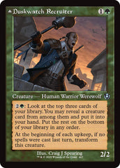 Duskwatch Recruiter // Krallenhorde Howler (Retro Frame) [Innistrad Remastered] | Rook's Games and More