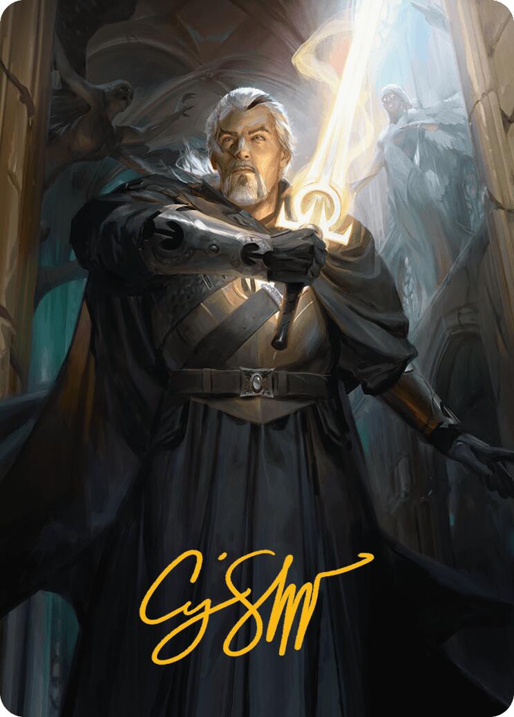 Odric, Lunarch Marshal Art Card (Gold-Stamped Signature) [Innistrad Remastered Art Series] | Rook's Games and More