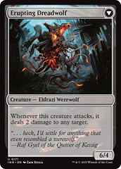 Smoldering Werewolf // Erupting Dreadwolf [Innistrad Remastered] | Rook's Games and More