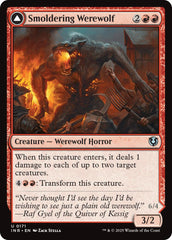 Smoldering Werewolf // Erupting Dreadwolf [Innistrad Remastered] | Rook's Games and More