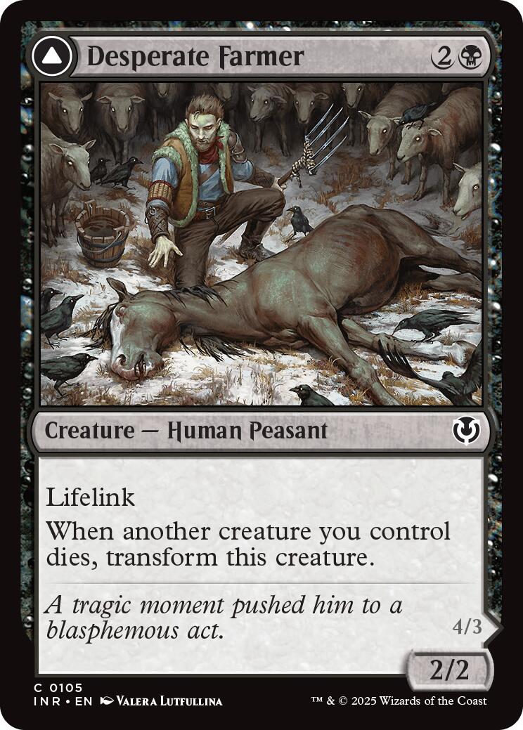 Desperate Farmer // Depraved Harvester [Innistrad Remastered] | Rook's Games and More