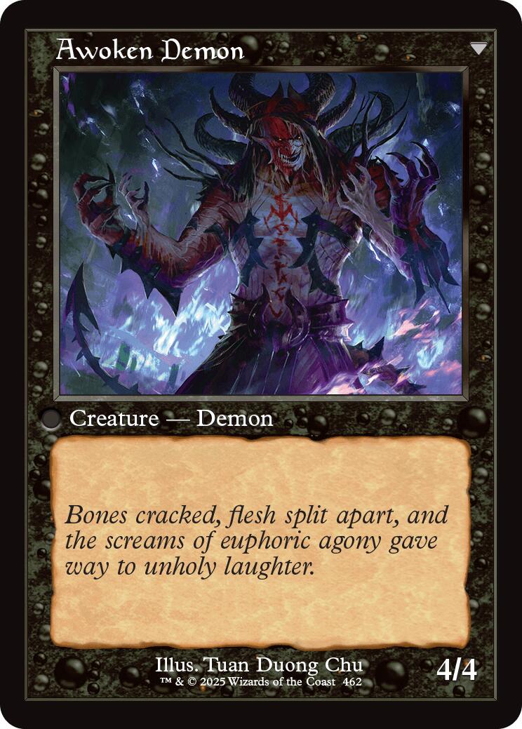 Ecstatic Awakener // Awoken Demon (Retro Frame) [Innistrad Remastered] | Rook's Games and More