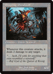 Smoldering Werewolf // Erupting Dreadwolf (Retro Frame) [Innistrad Remastered] | Rook's Games and More