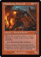 Smoldering Werewolf // Erupting Dreadwolf (Retro Frame) [Innistrad Remastered] | Rook's Games and More