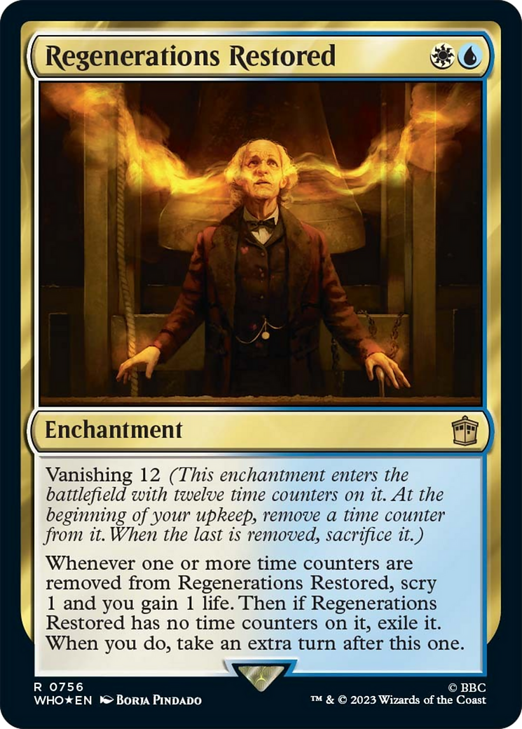 Regenerations Restored (Surge Foil) [Doctor Who] | Rook's Games and More