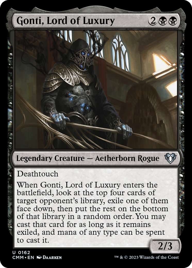 Gonti, Lord of Luxury [Commander Masters] | Rook's Games and More