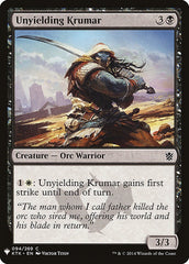 Unyielding Krumar [Mystery Booster] | Rook's Games and More