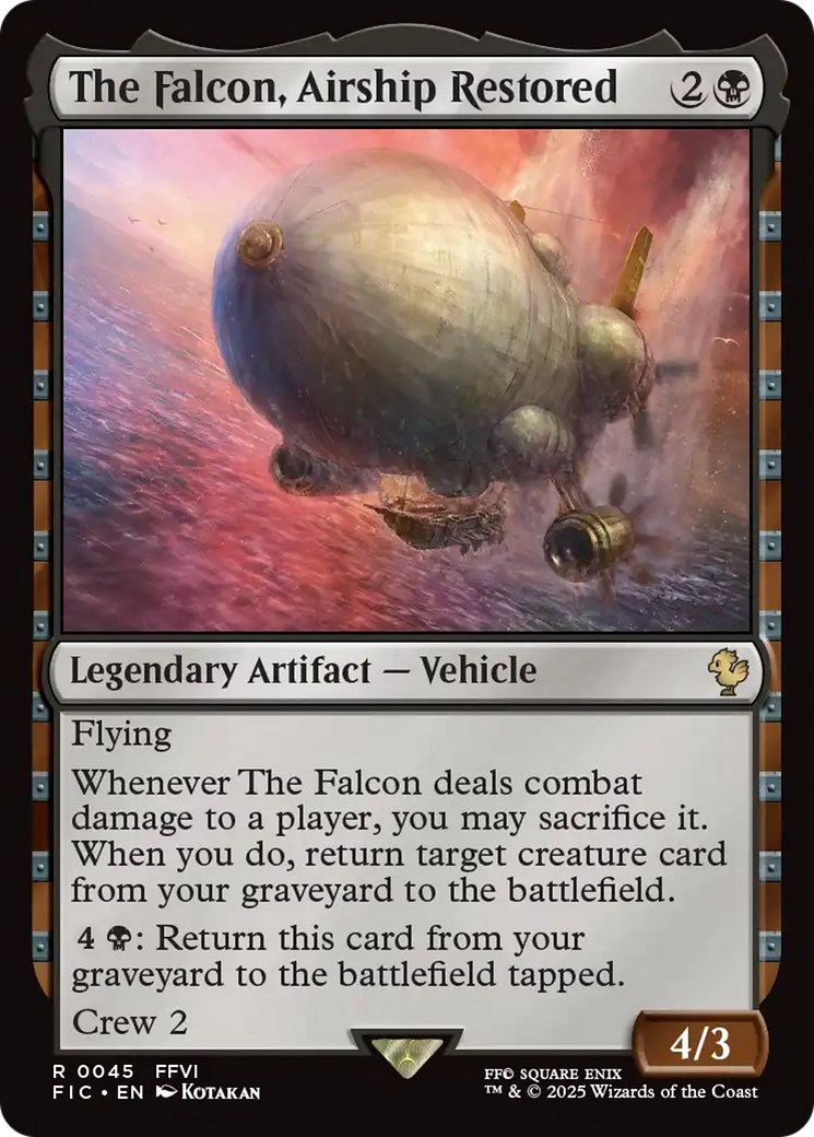 The Falcon, Airship Restored [FINAL FANTASY Commander] | Rook's Games and More