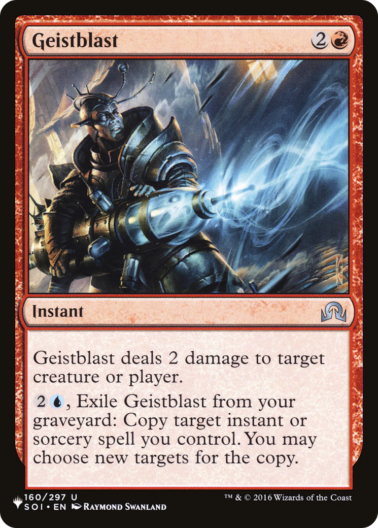 Geistblast [The List] | Rook's Games and More