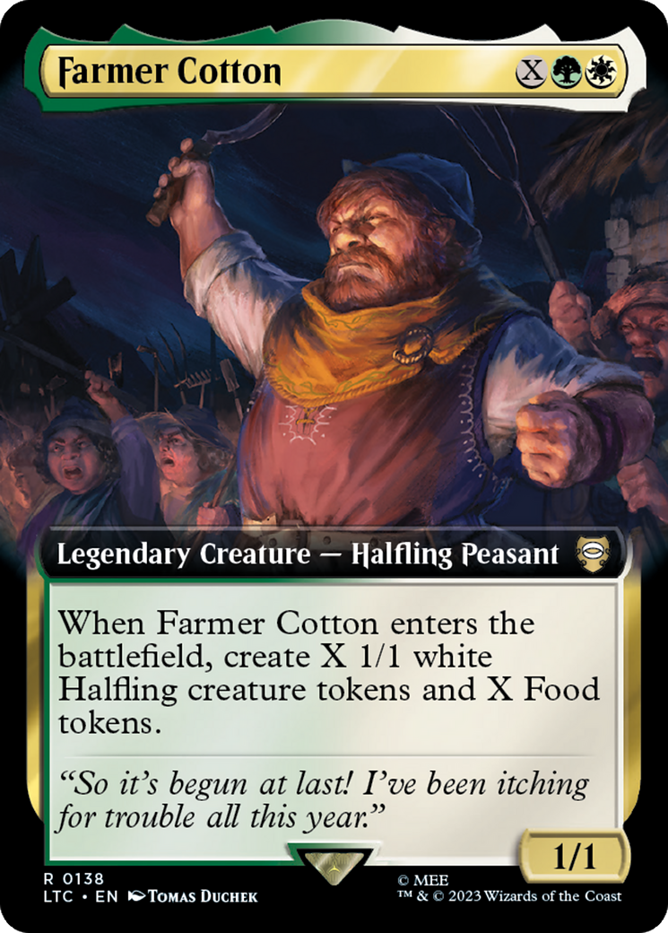 Farmer Cotton (Extended Art) [The Lord of the Rings: Tales of Middle-Earth Commander] | Rook's Games and More