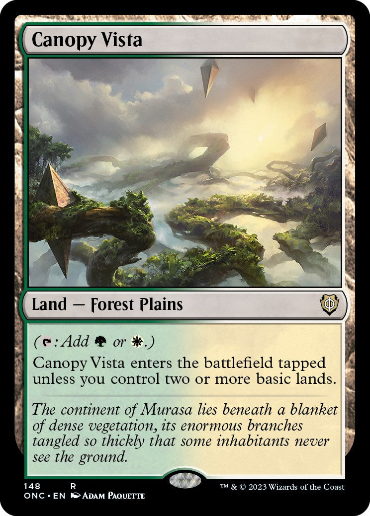 Canopy Vista [Phyrexia: All Will Be One Commander] | Rook's Games and More