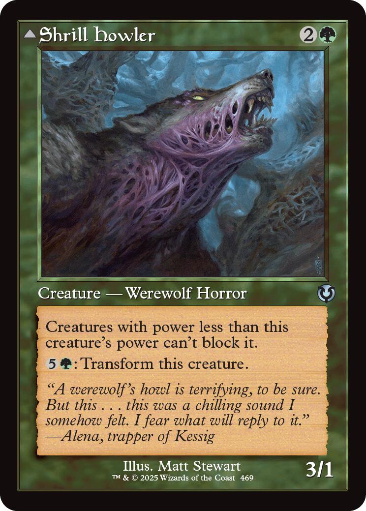 Shrill Howler // Howling Chorus (Retro Frame) [Innistrad Remastered] | Rook's Games and More