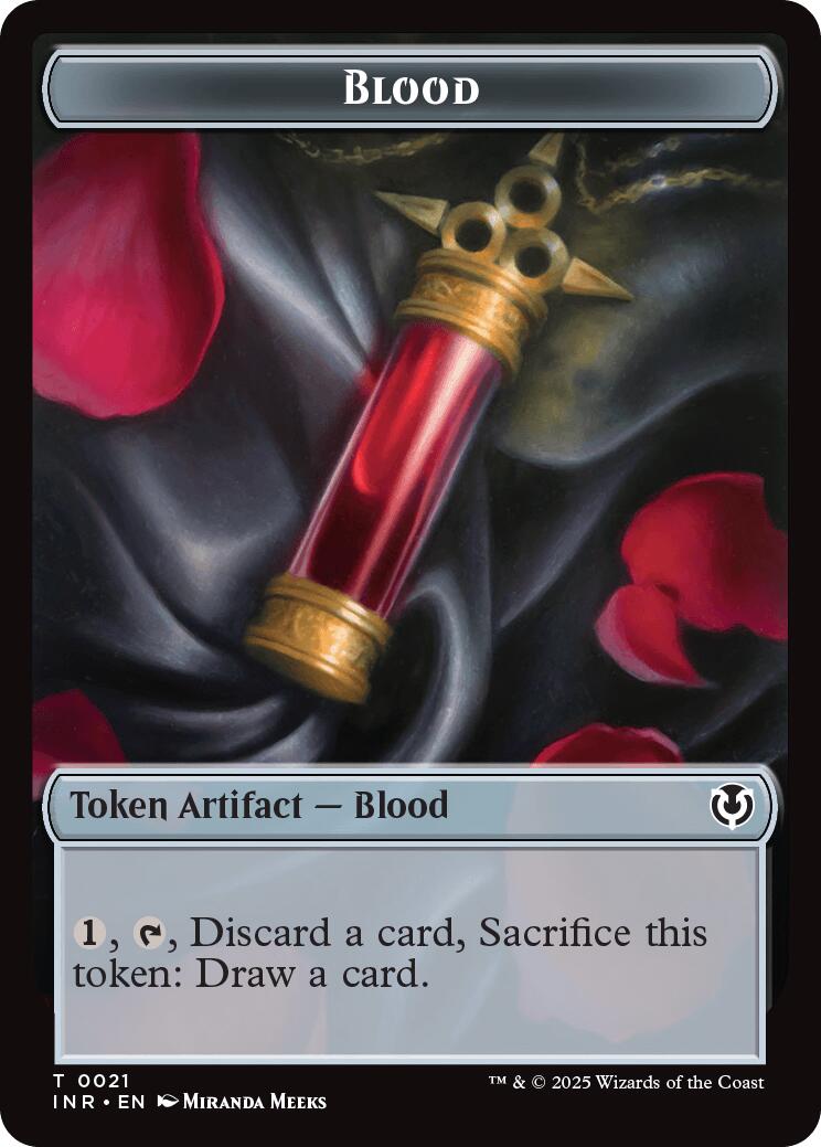Blood // Clue Double-Sided Token [Innistrad Remastered Tokens] | Rook's Games and More