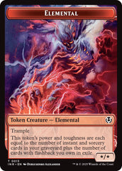 Elemental // Human (0014) Double-Sided Token [Innistrad Remastered Tokens] | Rook's Games and More