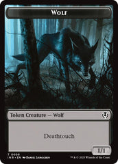 Wolf (0009) // Wolf (0018) Double-Sided Token [Innistrad Remastered Tokens] | Rook's Games and More