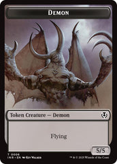 Demon // Human Cleric Double-Sided Token [Innistrad Remastered Tokens] | Rook's Games and More