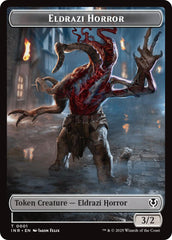 Clue // Eldrazi Horror Double-Sided Token [Innistrad Remastered Tokens] | Rook's Games and More
