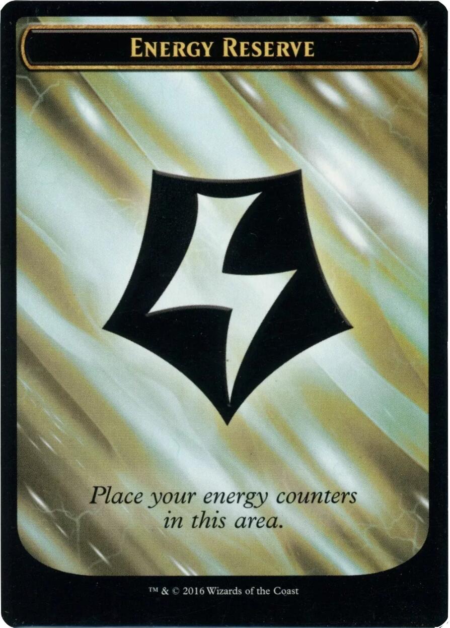 Energy Reserve Token [Aether Revolt Tokens] | Rook's Games and More