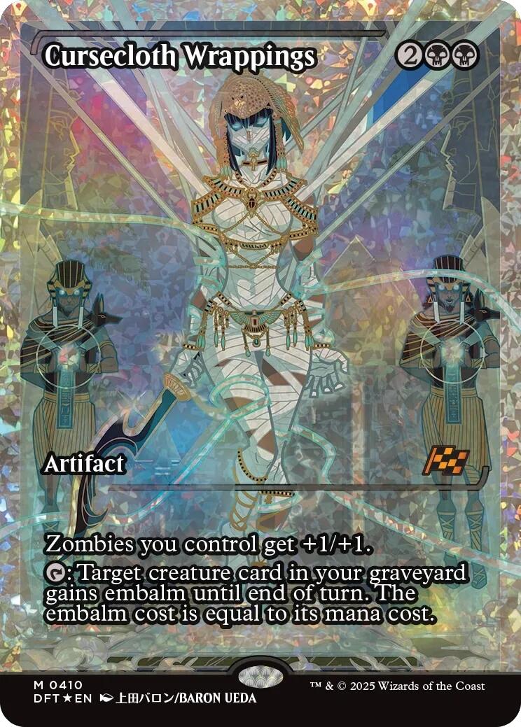 Cursecloth Wrappings (Showcase Fracture Foil) (Japanese) [Aetherdrift] | Rook's Games and More