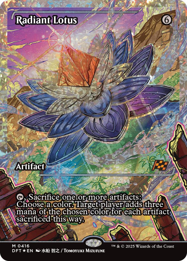 Radiant Lotus (Showcase Fracture Foil) (Japanese) [Aetherdrift] | Rook's Games and More