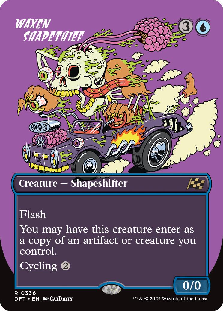 Waxen Shapethief (Borderless) [Aetherdrift] | Rook's Games and More