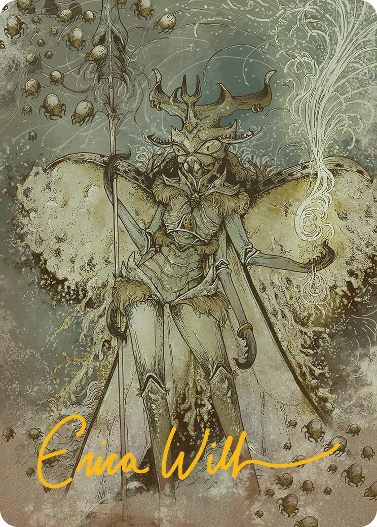 Aatchik, Emerald Radian Art Card (6/54) (Gold-Stamped Signature) [Aetherdrift Art Series] | Rook's Games and More
