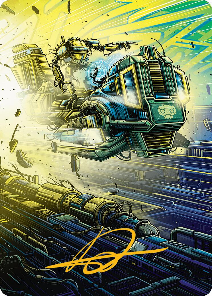 Guidelight Pathmaker Art Card (Gold-Stamped Signature) [Aetherdrift Art Series] | Rook's Games and More