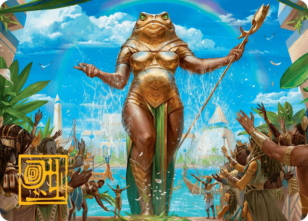Sab-Sunen, Luxa Embodied Art Card (Gold-Stamped Signature) [Aetherdrift Art Series] | Rook's Games and More