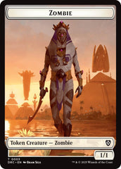 Champion of Wits // Zombie (0003) Double-Sided Token [Aetherdrift Tokens] | Rook's Games and More