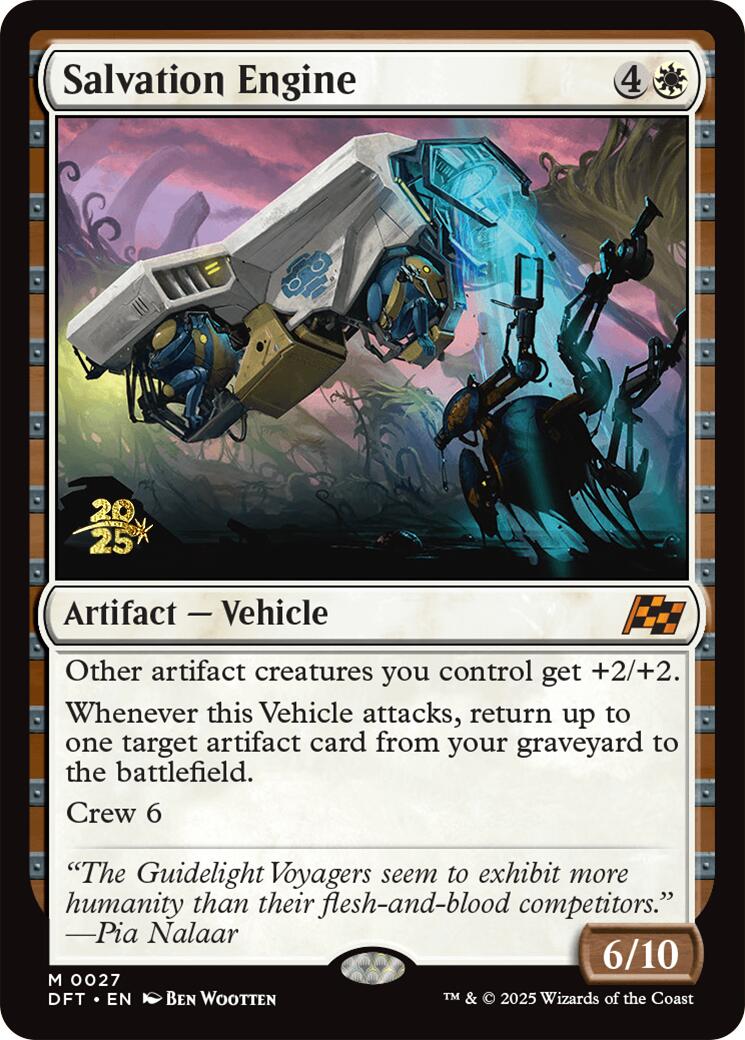 Salvation Engine [Aetherdrift Prerelease Promos] | Rook's Games and More