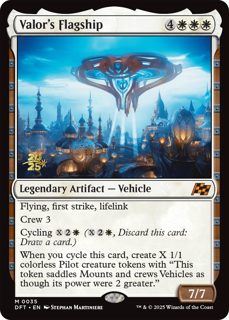 Valor's Flagship [Aetherdrift Prerelease Promos] | Rook's Games and More