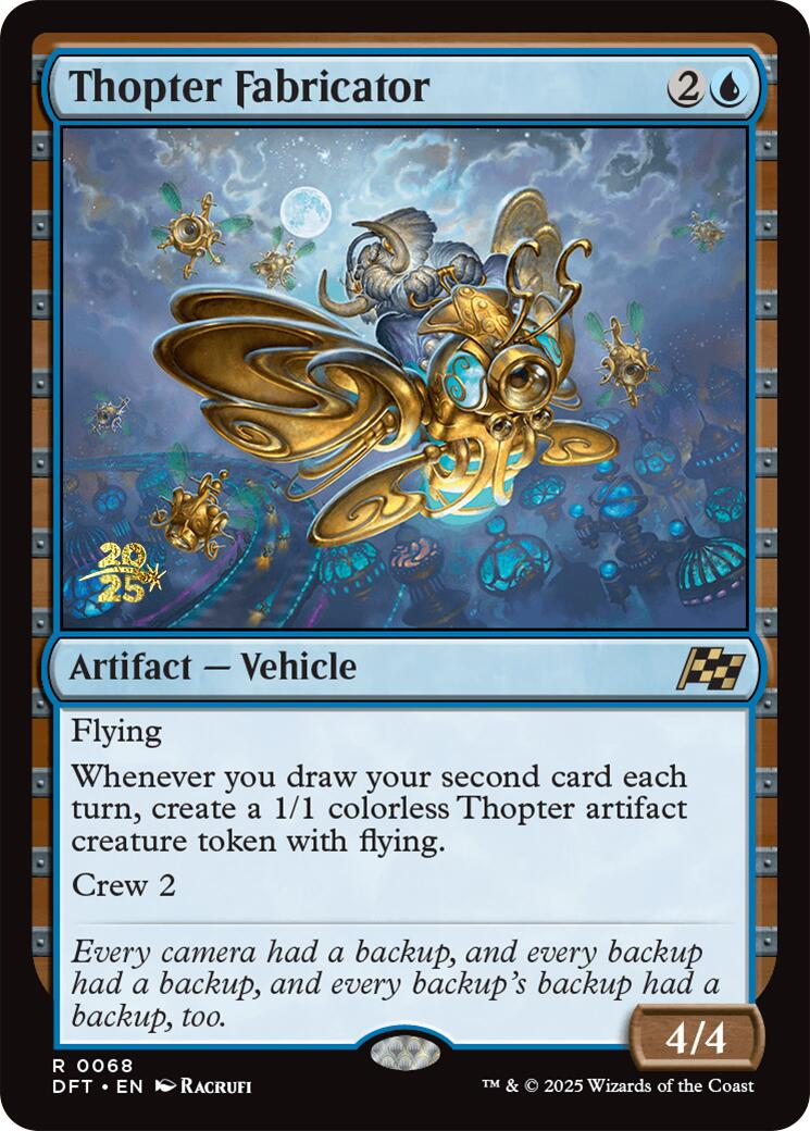 Thopter Fabricator [Aetherdrift Prerelease Promos] | Rook's Games and More