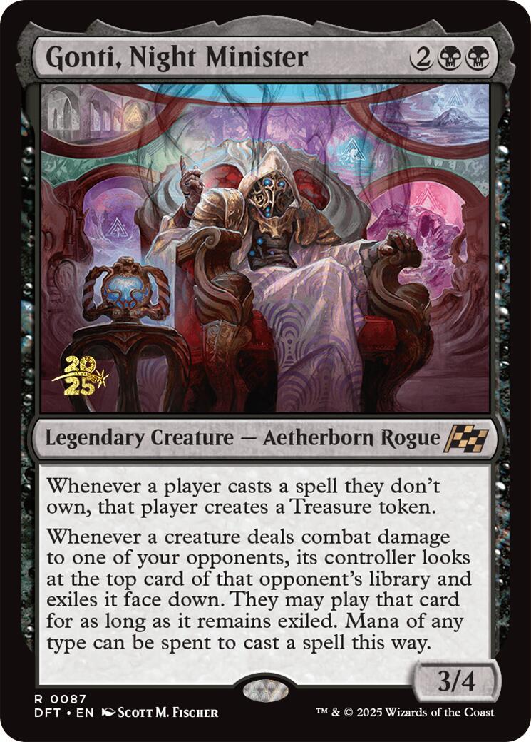 Gonti, Night Minister [Aetherdrift Prerelease Promos] | Rook's Games and More