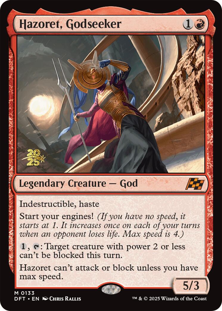 Hazoret, Godseeker [Aetherdrift Prerelease Promos] | Rook's Games and More