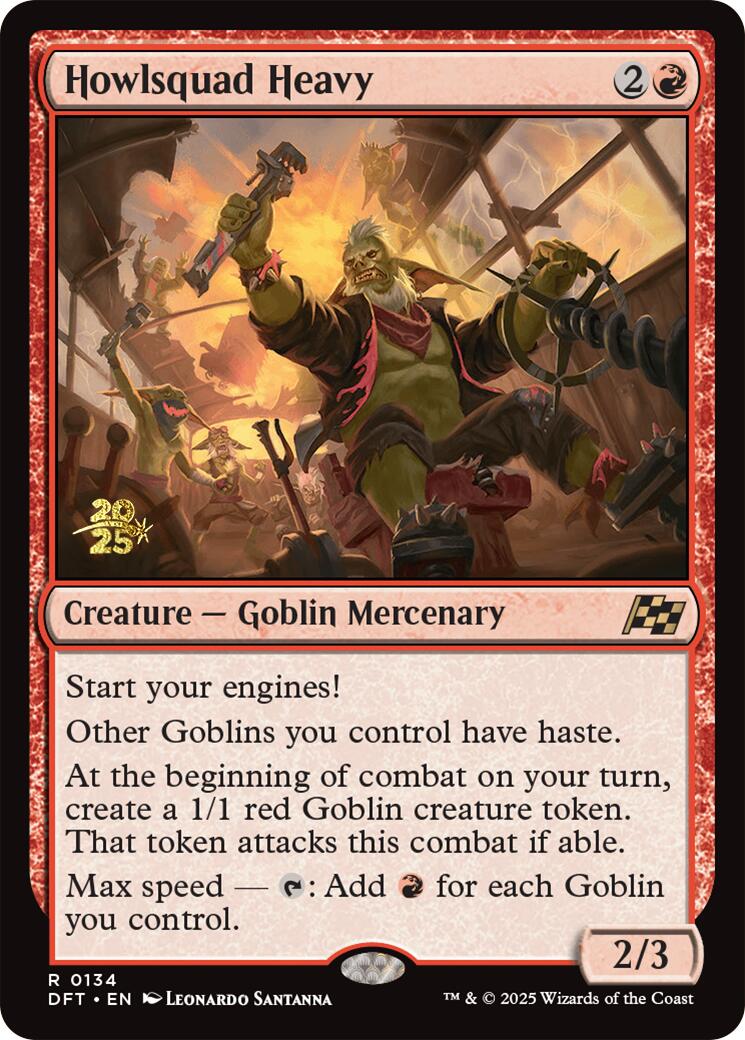 Howlsquad Heavy [Aetherdrift Prerelease Promos] | Rook's Games and More