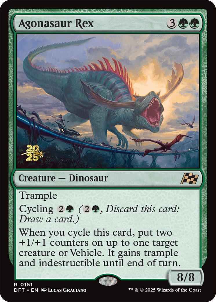 Agonasaur Rex [Aetherdrift Prerelease Promos] | Rook's Games and More