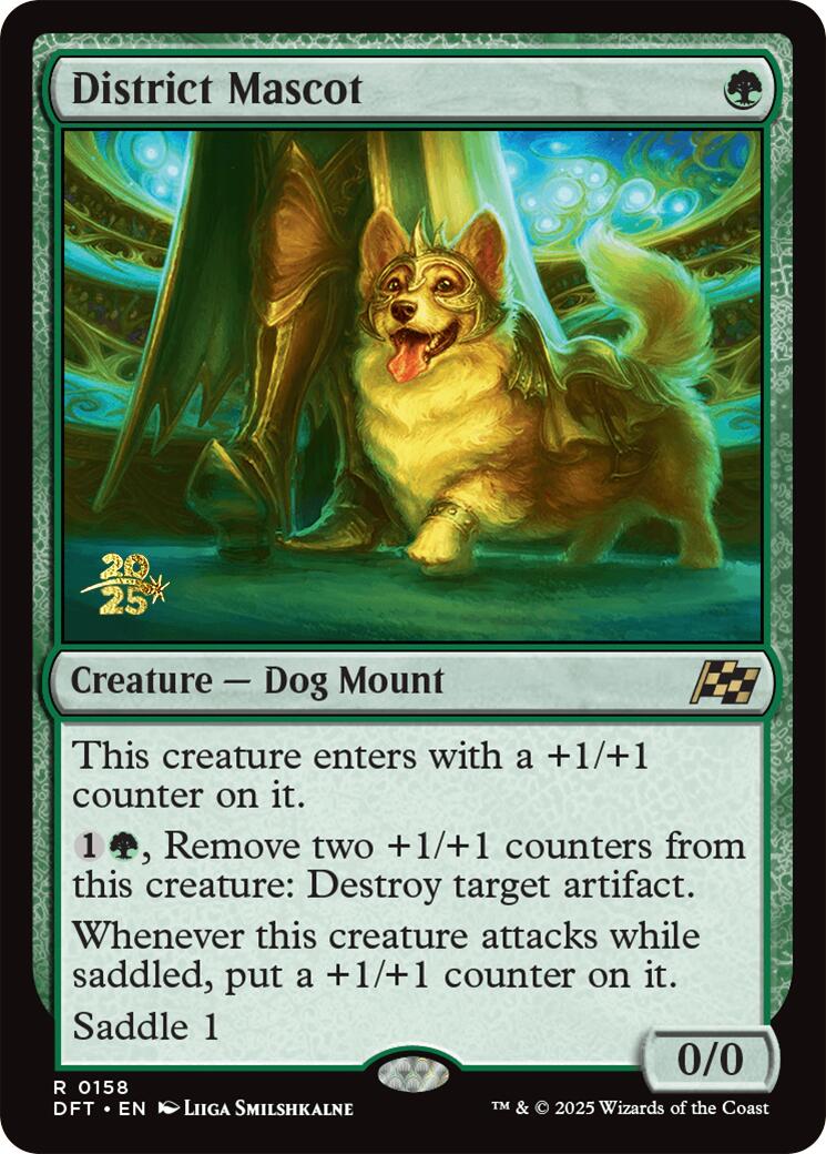 District Mascot [Aetherdrift Prerelease Promos] | Rook's Games and More
