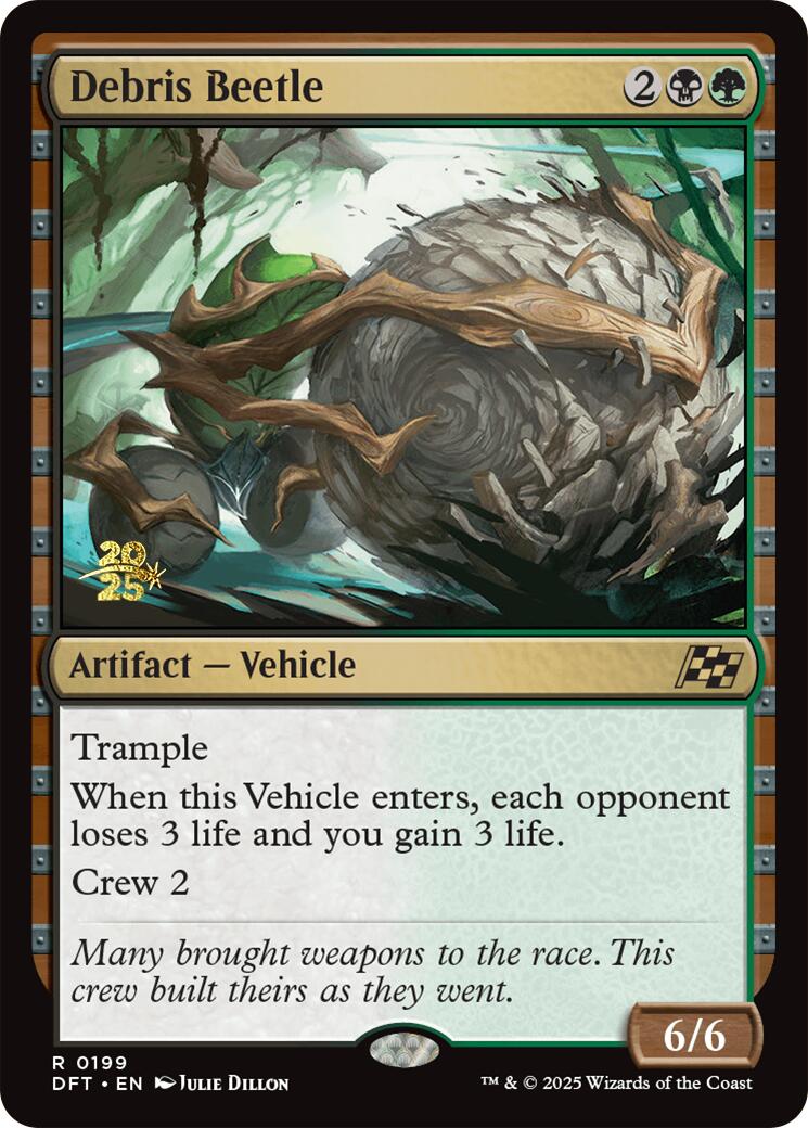 Debris Beetle [Aetherdrift Prerelease Promos] | Rook's Games and More