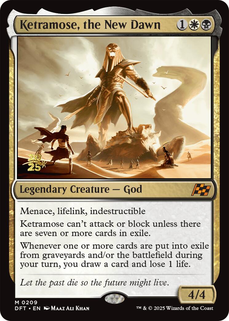 Ketramose, the New Dawn [Aetherdrift Prerelease Promos] | Rook's Games and More
