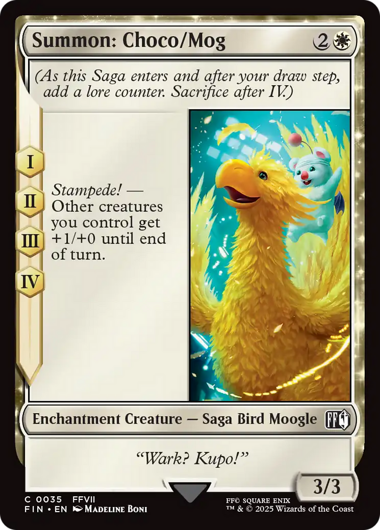 Summon: Choco/Mog [FINAL FANTASY] | Rook's Games and More