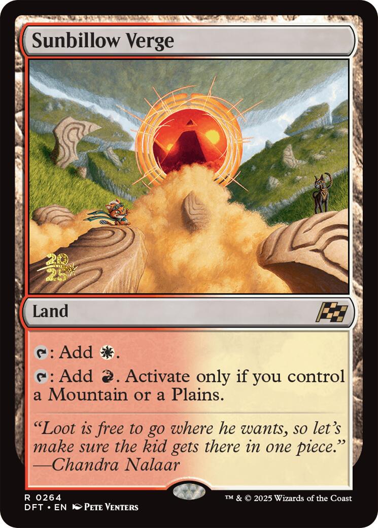 Sunbillow Verge [Aetherdrift Prerelease Promos] | Rook's Games and More