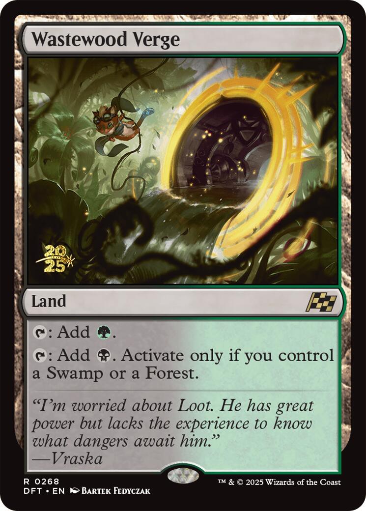 Wastewood Verge [Aetherdrift Prerelease Promos] | Rook's Games and More