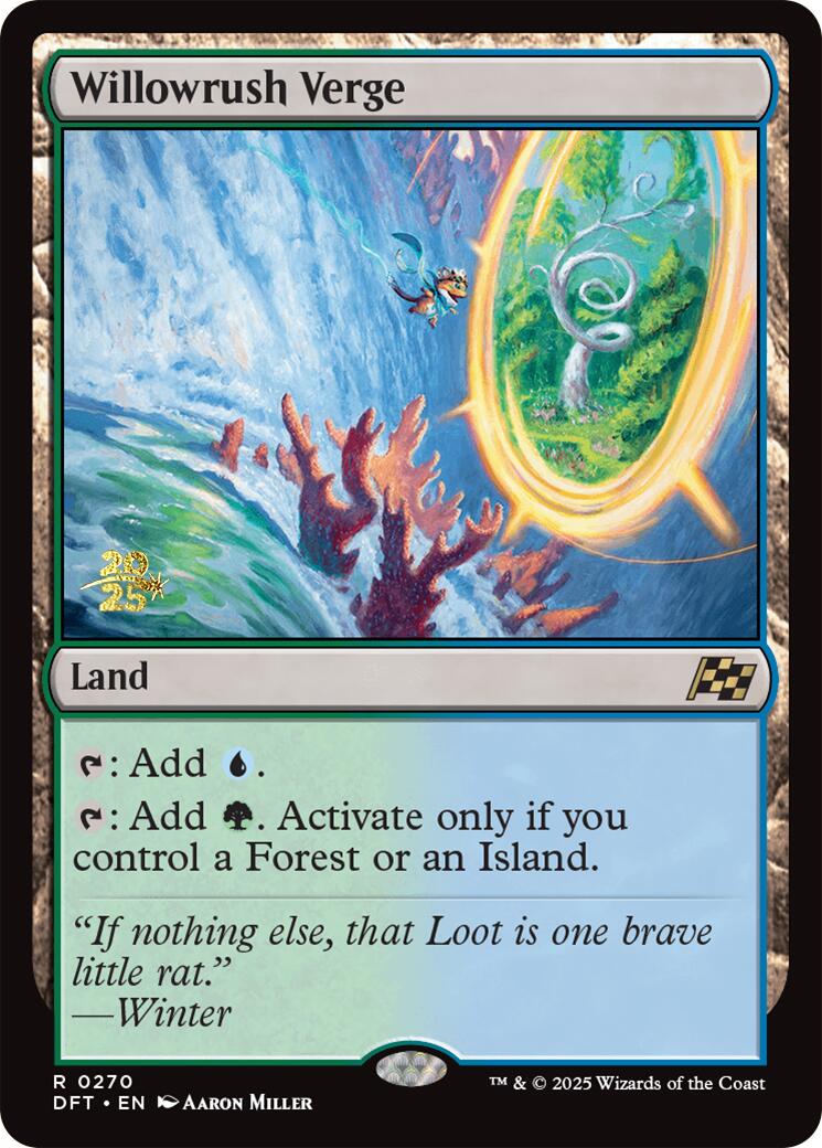 Willowrush Verge [Aetherdrift Prerelease Promos] | Rook's Games and More