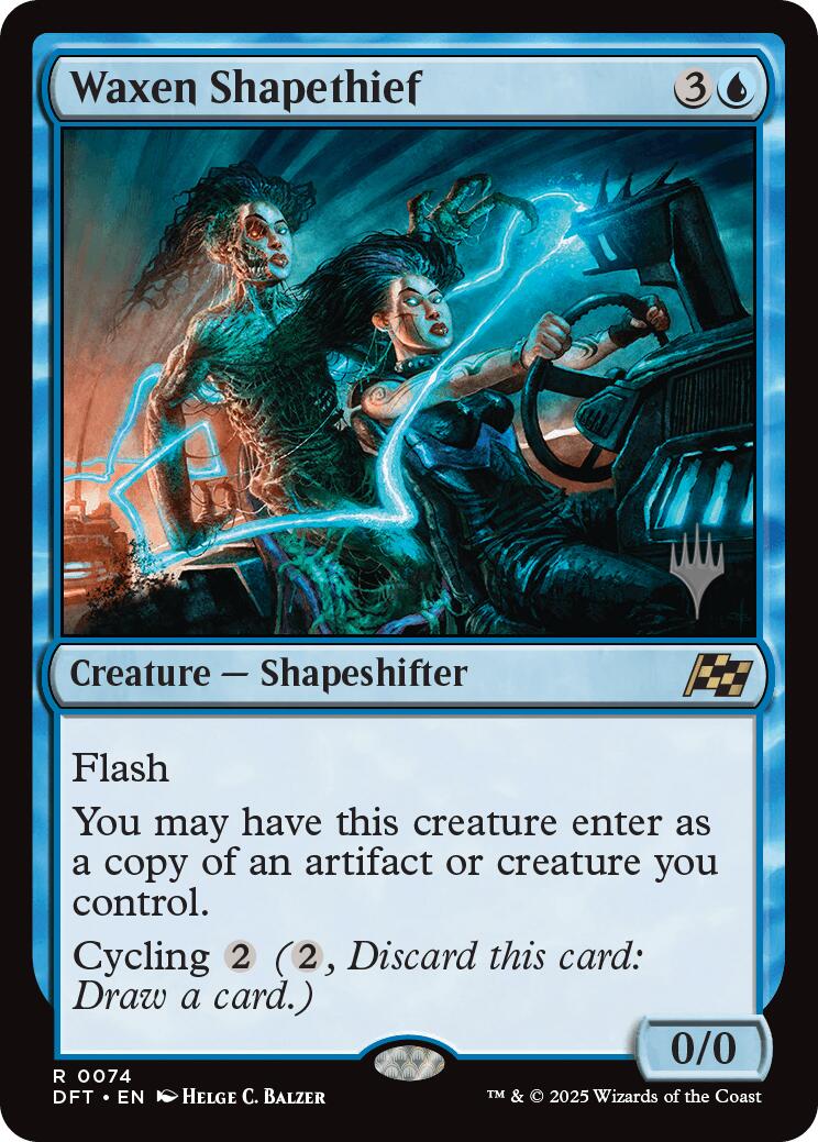 Waxen Shapethief (Promo Pack) [Aetherdrift Promos] | Rook's Games and More