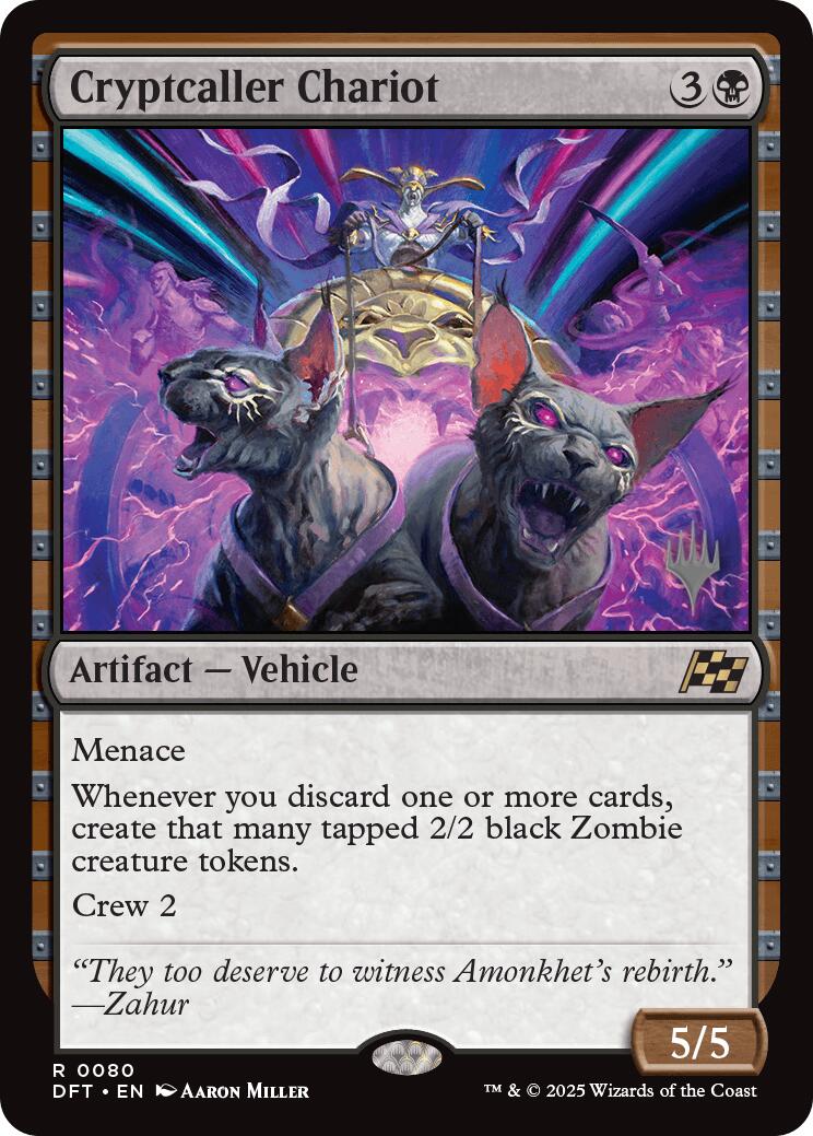 Cryptcaller Chariot [Aetherdrift Promos] | Rook's Games and More