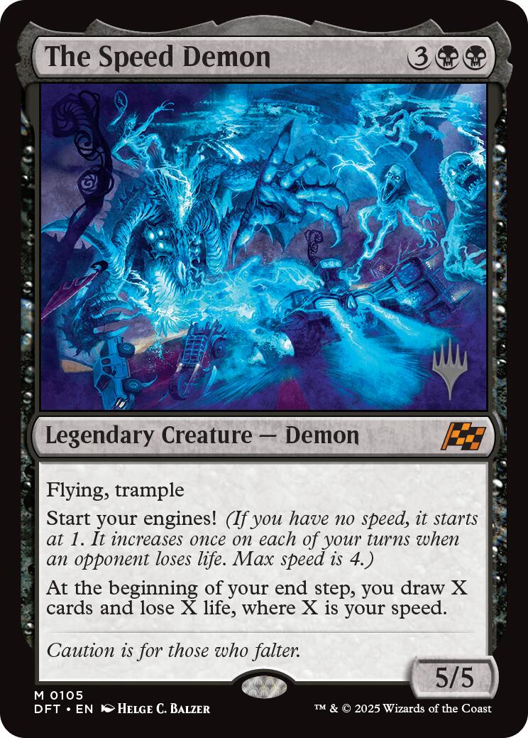 The Speed Demon (Promo Pack) [Aetherdrift Promos] | Rook's Games and More