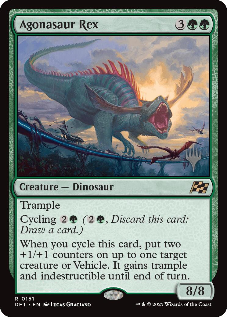 Agonasaur Rex [Aetherdrift Promos] | Rook's Games and More